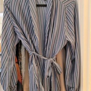 BCBG MaxAzria Tie Waist Blouse